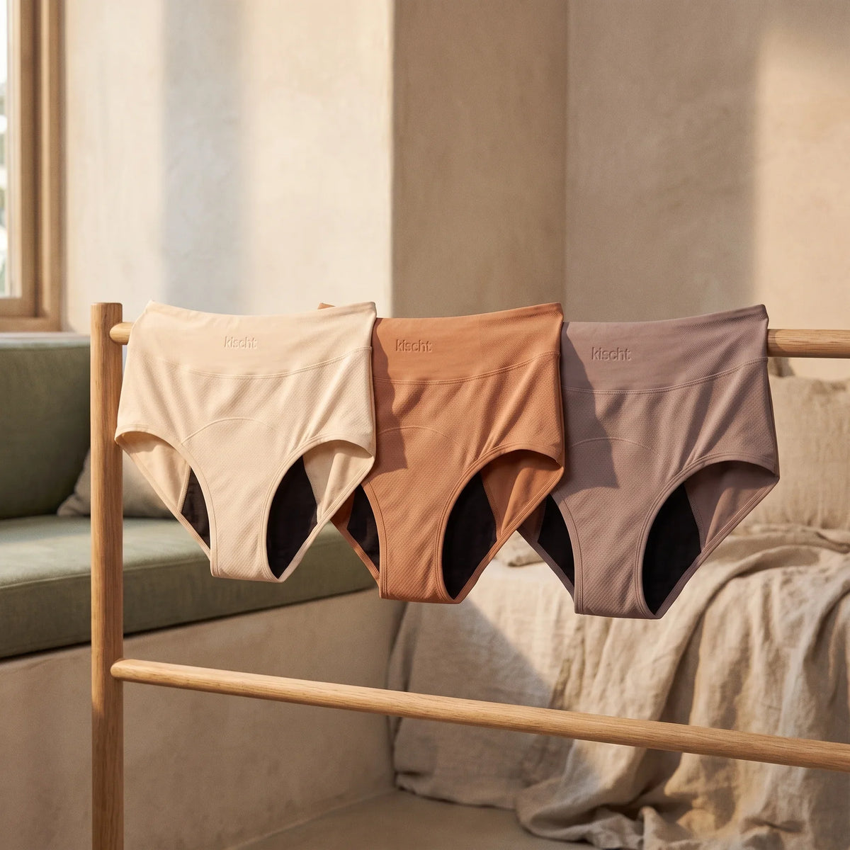 Kischt (3-Pack) The Earth Trio Period Underwear