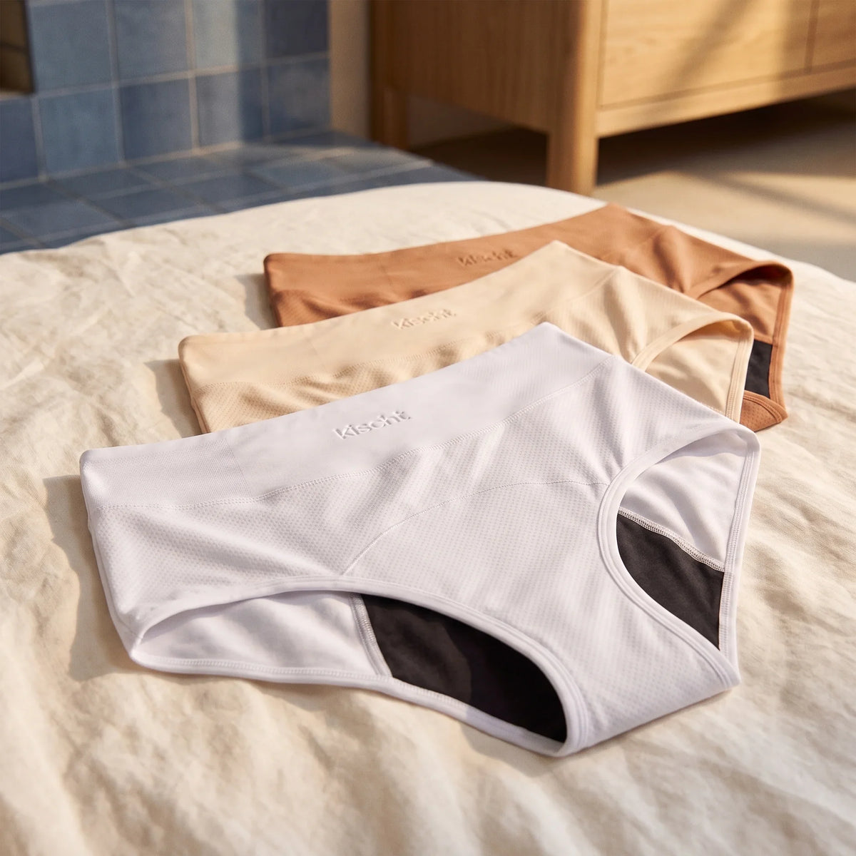 Kischt (3-Pack) The Light Trio Period Underwear