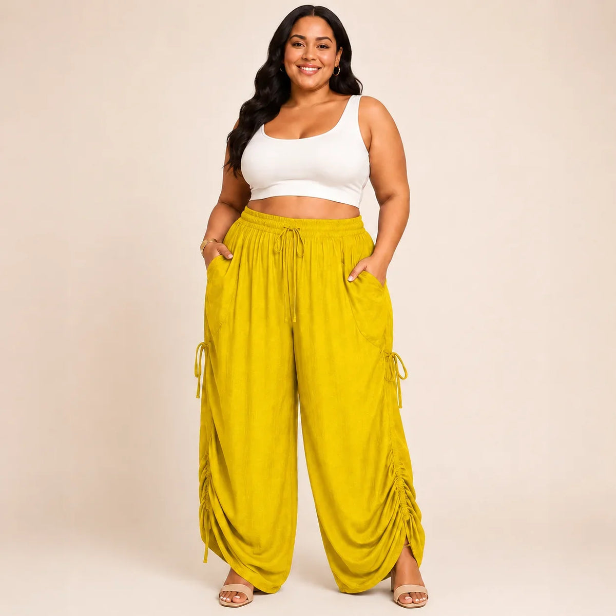 Marigold Yellow Amara Pants