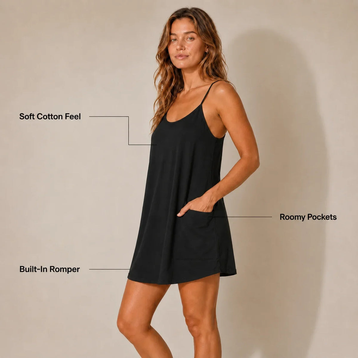 Roselle Mightnight Black Dress
