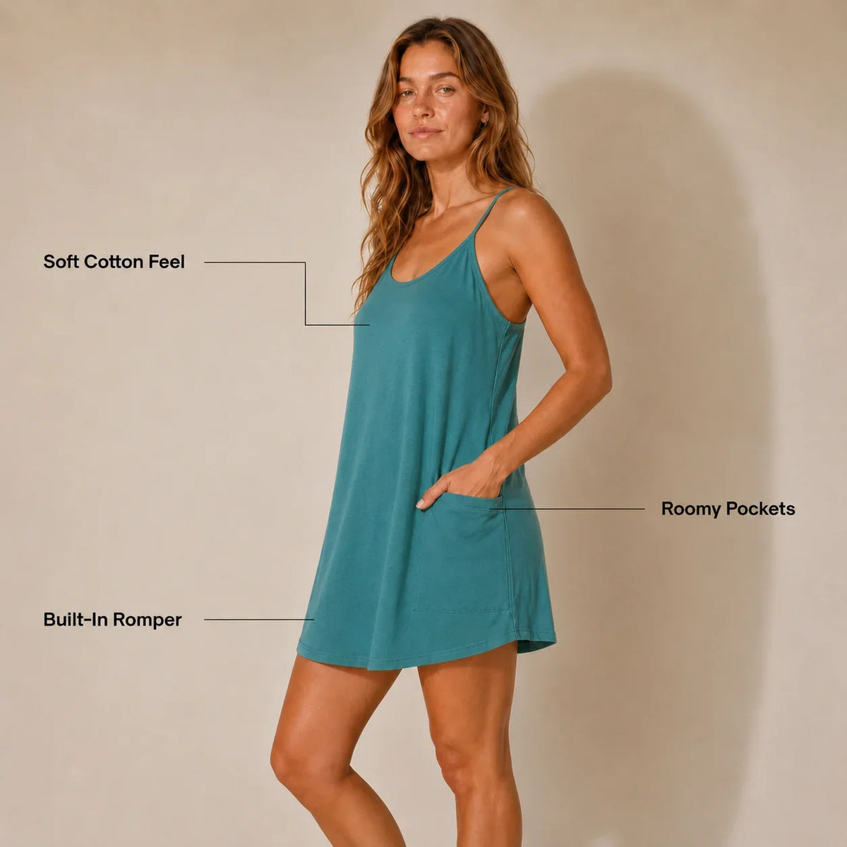 Roselle Ocean Teal Dress