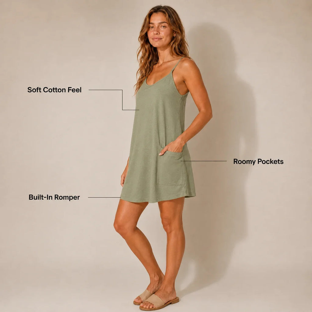 Roselle Serene Olive Dress
