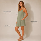 Roselle Serene Olive Dress