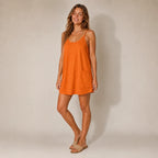 Roselle Summer Orange Dress