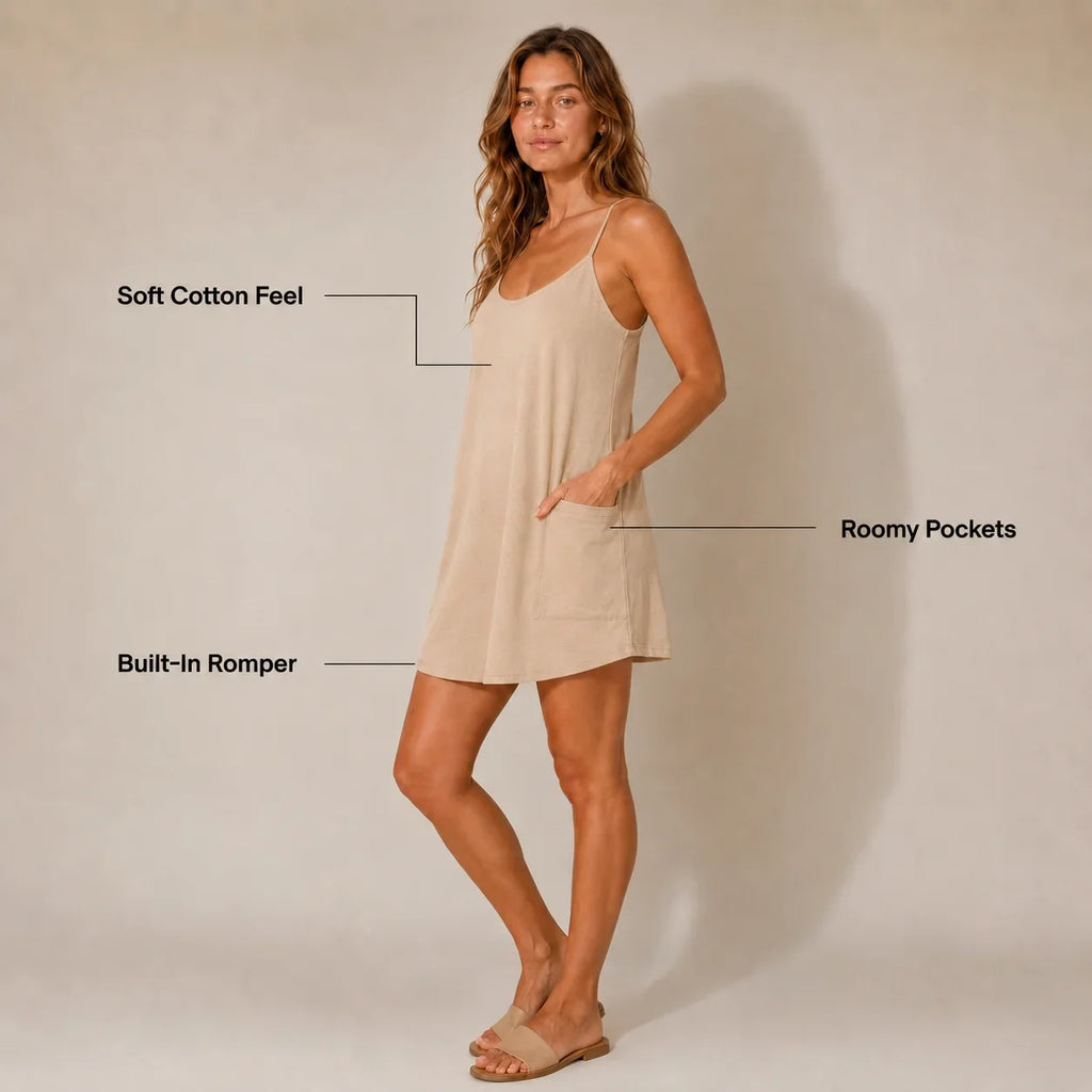 Roselle Oatly Beige Dress
