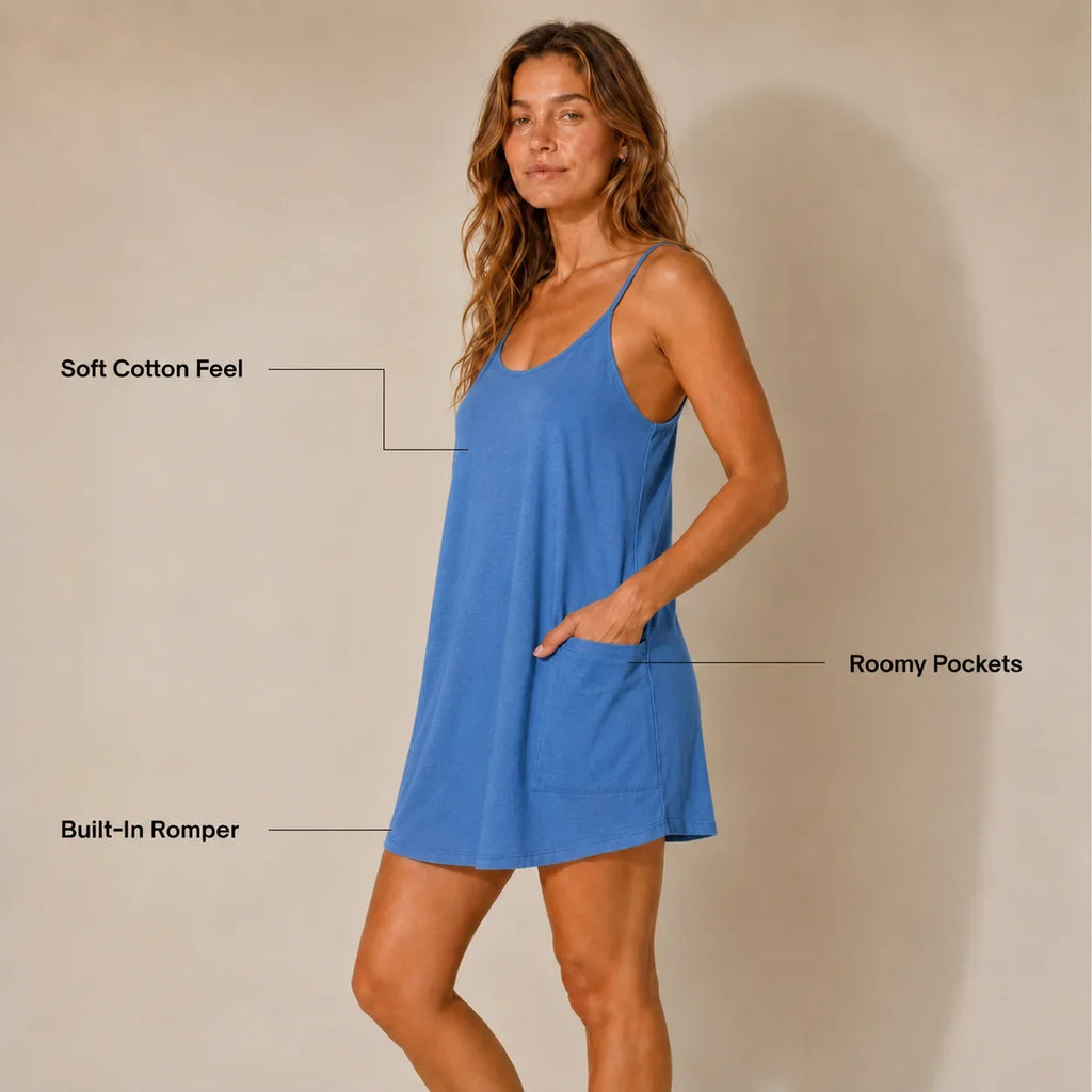 Roselle Ocean Blue Dress