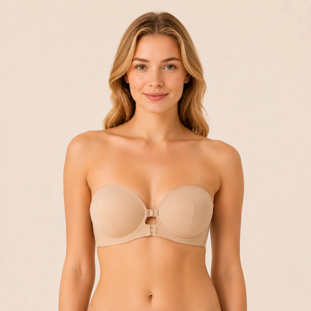 Esti Strapless Bra - Neutral Beige