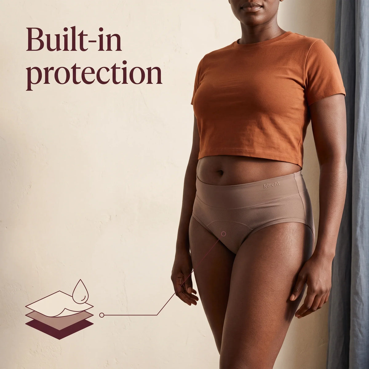 Kischt Crème Period Underwear